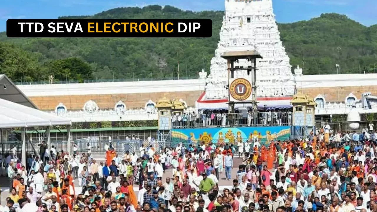 TTD Seva Electronic Dip for August 2025